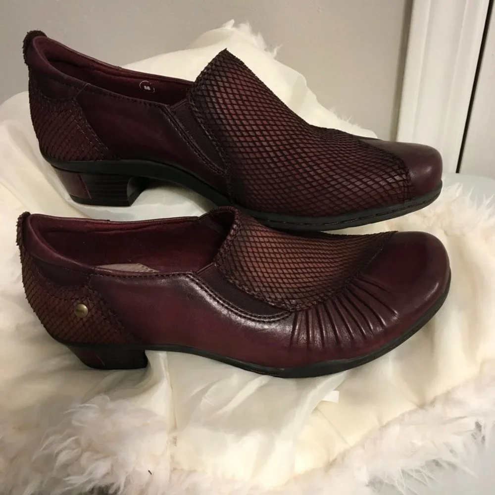 Earth Dorado Prune Relief Pod Leather Shoes